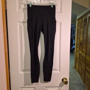 Fabletics PureLuxe High Waisted Pocket Leggings Black Womens Size XS Small